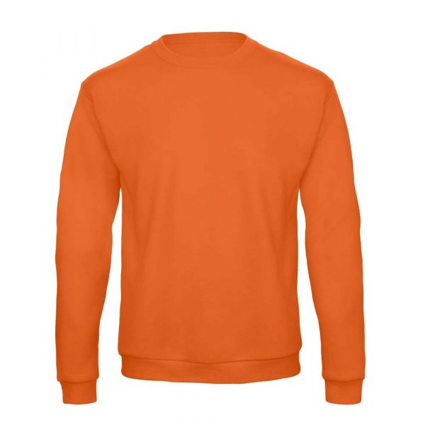 Sweat-shirt col rond B&C ID.202 orange