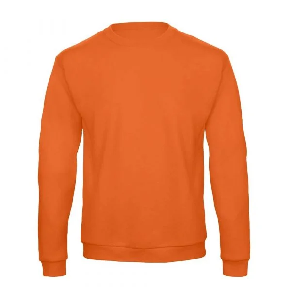 Sweat-shirt col rond B&C ID.202 orange