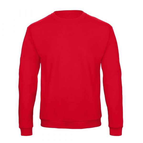 Sweat-shirt col rond B&C ID.202 rouge