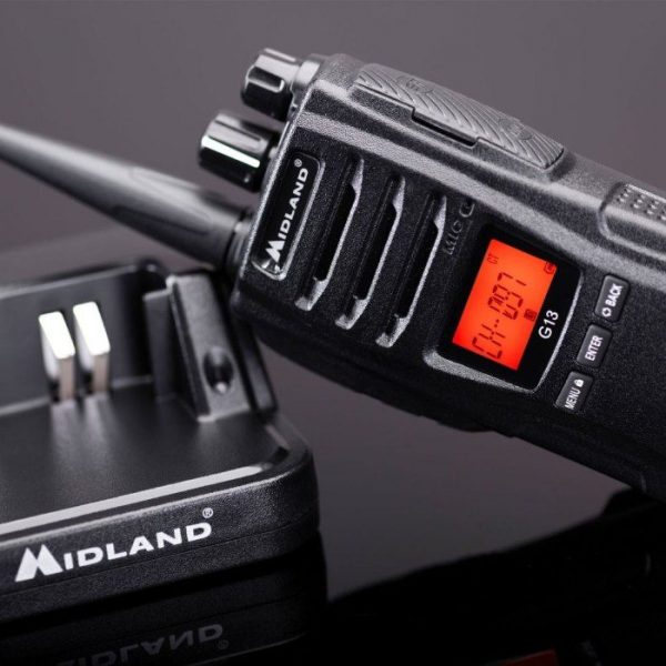 Talkie-walkie Midland G13 in situ