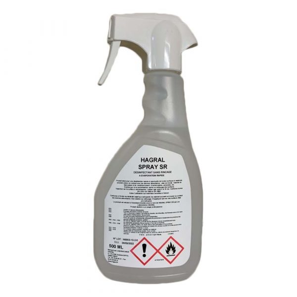 Désinfectant de surface HAGRAL SPRAY 500ml