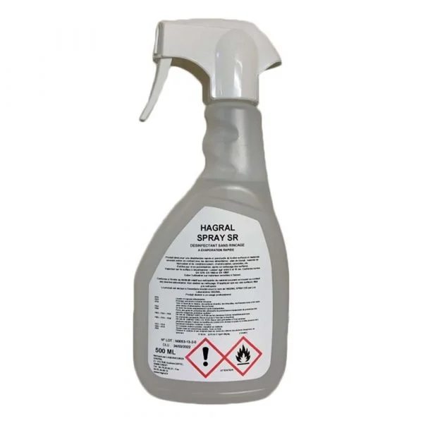 Désinfectant de surface HAGRAL SPRAY 500ml