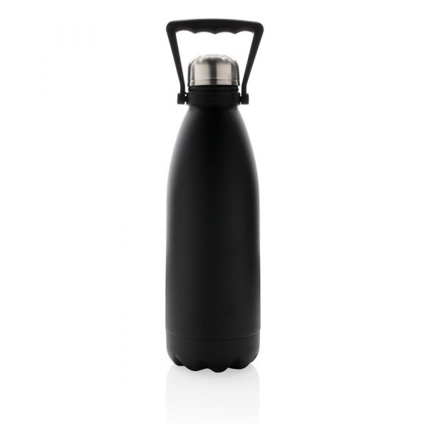 Bouteille isotherme 1,5L grande capacité noir 2