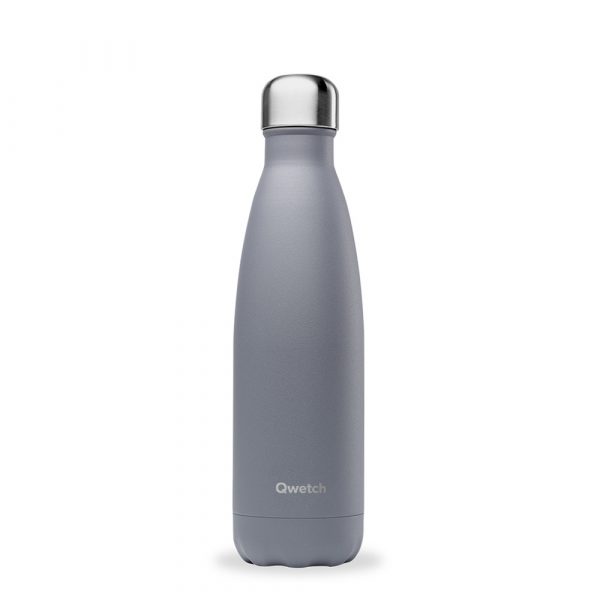 Bouteille isotherme Qwetch Granite 500ml gris