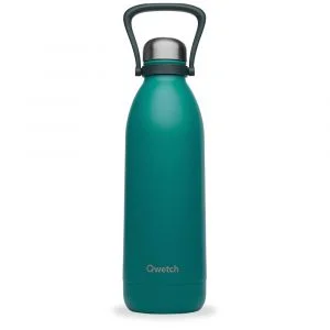 Bouteille isotherme Qwetch Matt 1,5L grande capacité bleu minéral