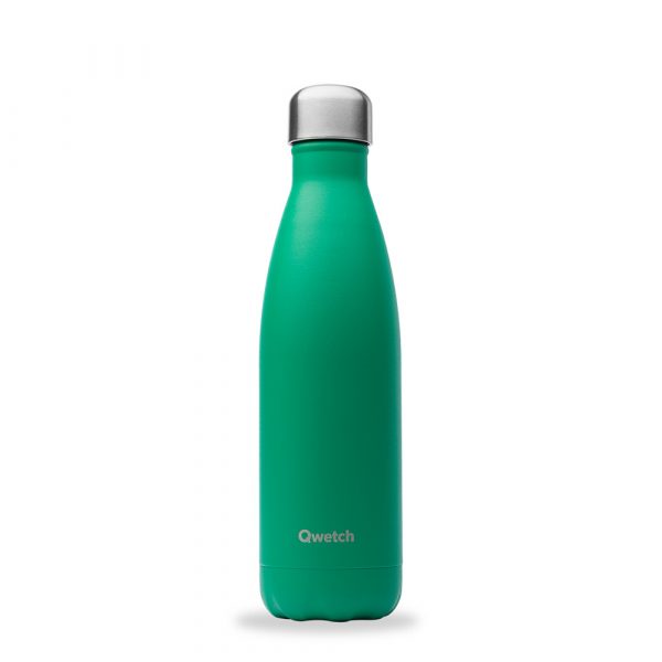 Bouteille isotherme Qwetch Matt 500ml vert toundra