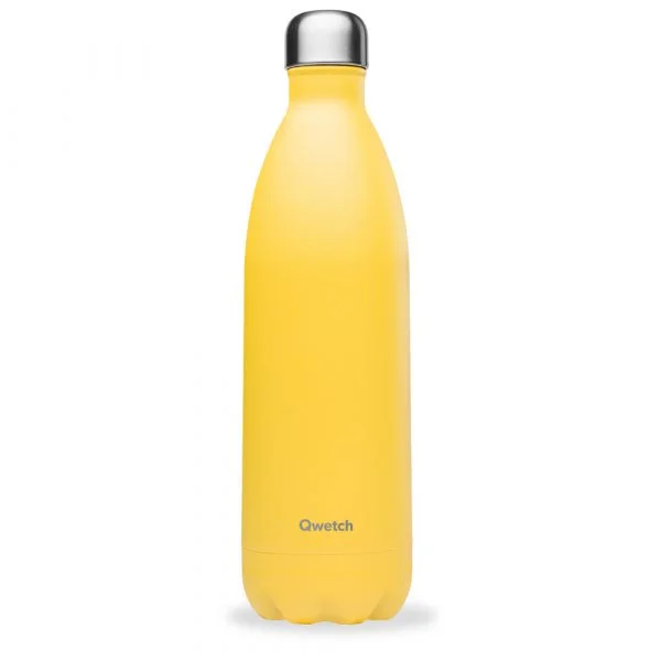 Bouteille isotherme Qwetch Pop 1L jaune