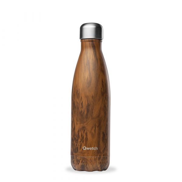 Bouteille isotherme Qwetch Wood 500ml