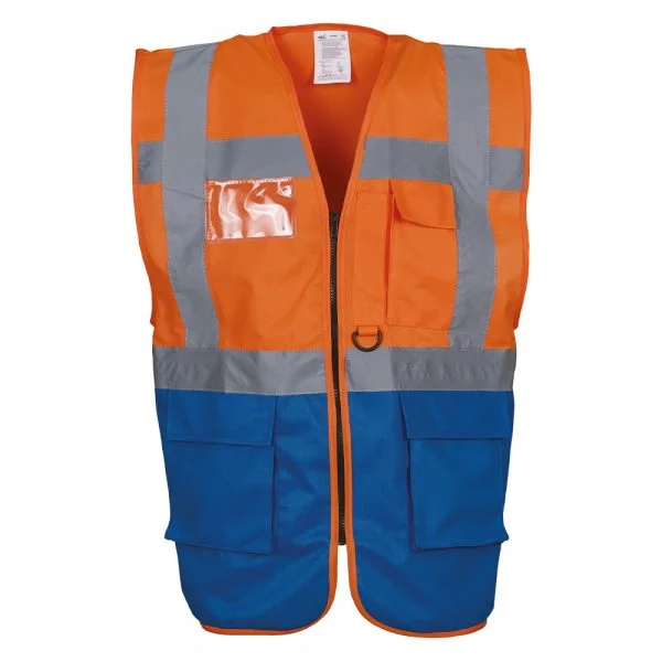gilet-multifonction-yoko-haute-visibilite-orange-bleu