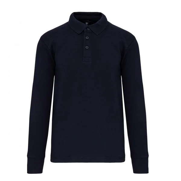 sweat-shirt-col-polo-homme-bleu-marine