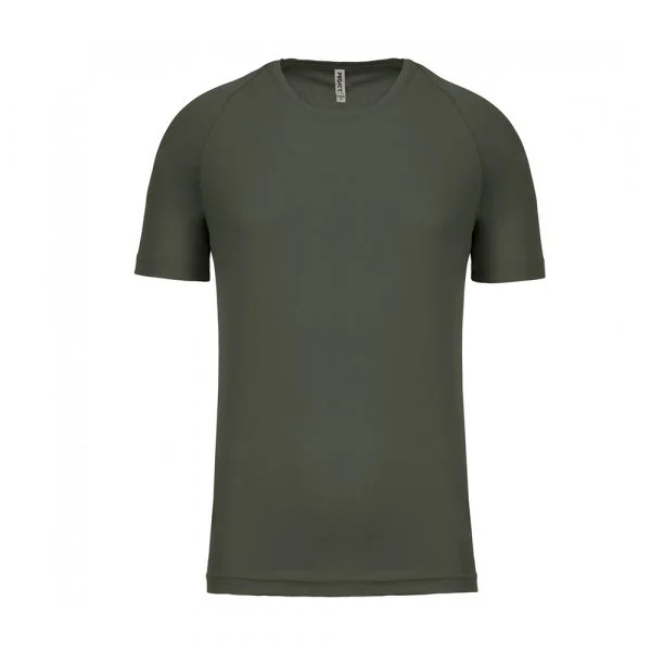 t-shirt-de-sport-homme-proact-manches-courtes-kaki-fonce