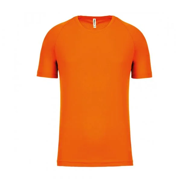 t-shirt-de-sport-homme-proact-manches-courtes-orange-fluorescent