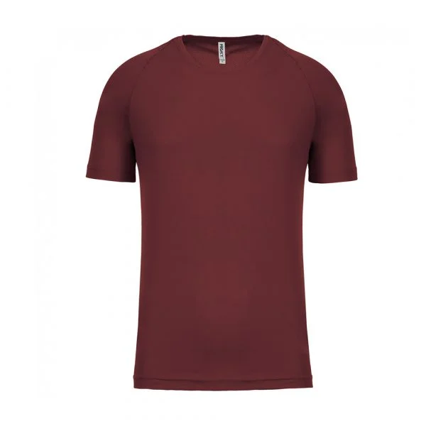 t-shirt-de-sport-homme-proact-manches-courtes-vin