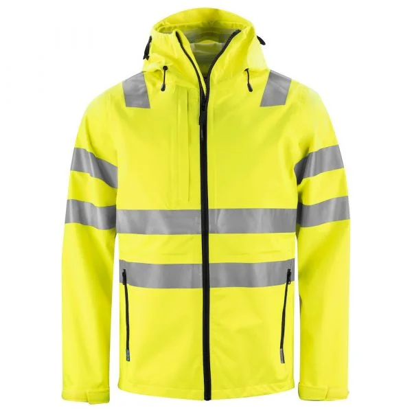 veste-softshell-projob-capuche-jaune-noir