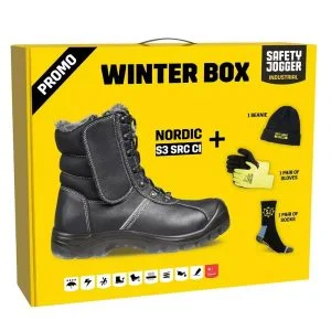 Box d'hiver avec la botte de sécurité nordique