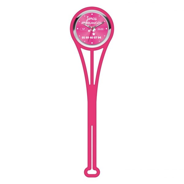 montre-avec-attache-silicone-nurse rose