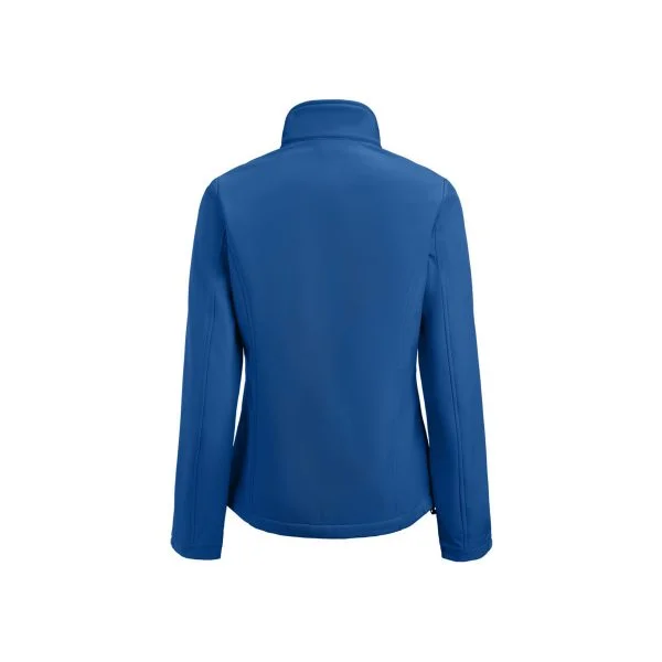 Veste Softshell femme bleu derriere