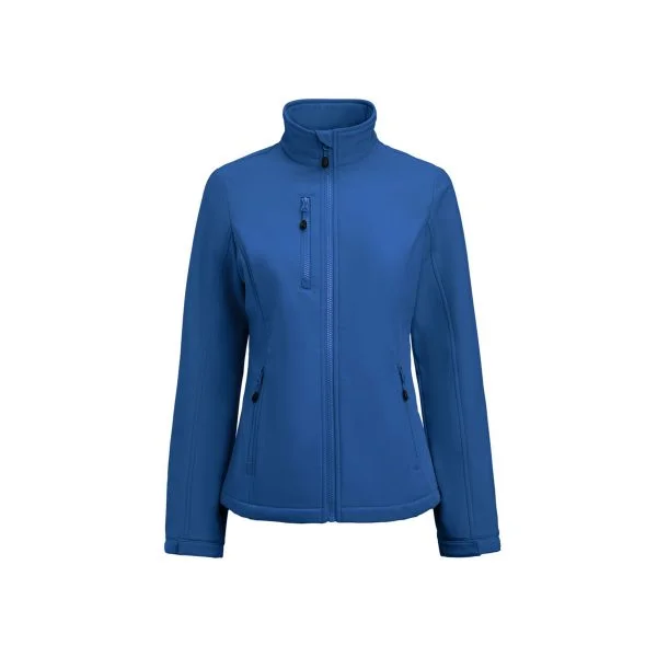 Veste Softshell femme bleu devant