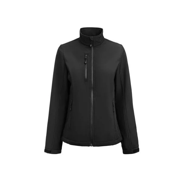 Veste Softshell femme noir devant