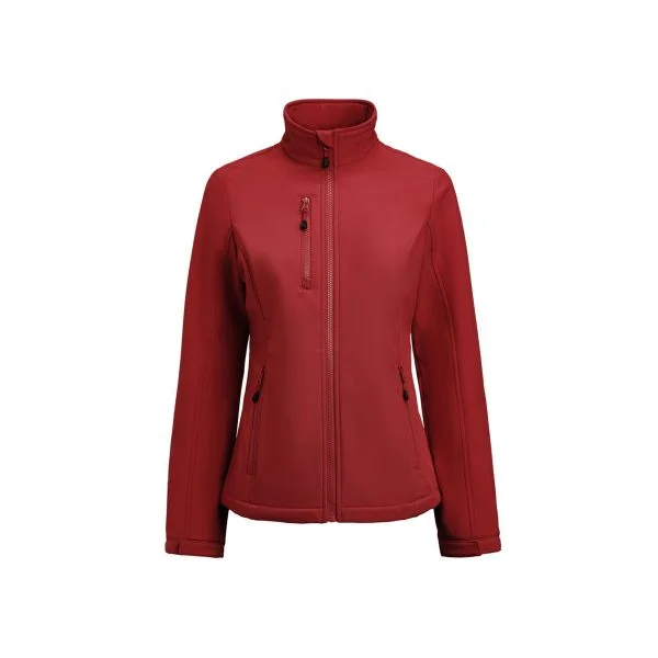 Veste Softshell femme rouge devant