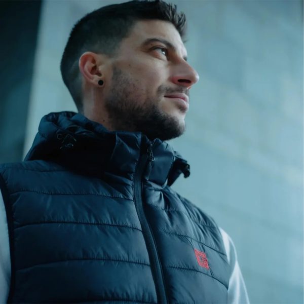 Doudoune G-Heat Evo Chauffante homme sans manches extérieur mannequin