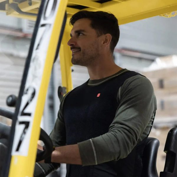 Gilet warm active avec batterie éco-conçue homme chantier Gilet warm active avec batterie éco-conçue homme chantier