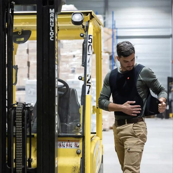 Gilet warm active avec batterie éco-conçue homme chantier ajustable Gilet warm active avec batterie éco-conçue homme chantier ajustable