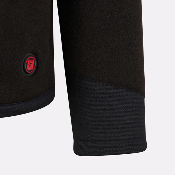 Polaire G-Heat Cyclone avec batterie éco-conçue zoom sur manche Polaire G-Heat Cyclone avec batterie éco-conçue zoom sur manche