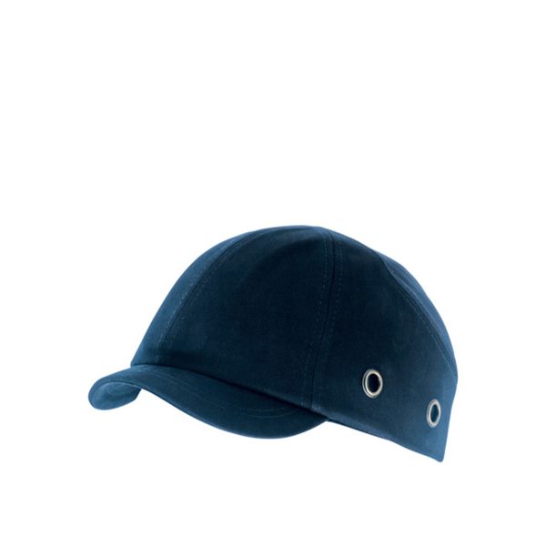 Casquette anti-heurt coque abs visière courte bleu marine - HG914B