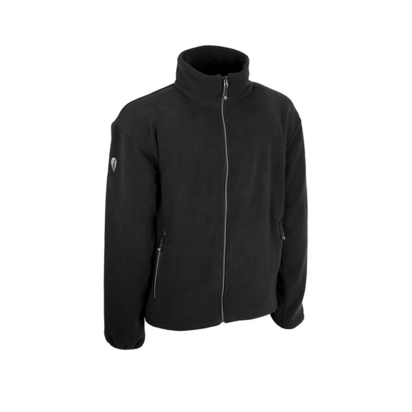 Veste polaire Singer 2 poches fermeture noir coté Veste polaire Singer 2 poches fermeture noir coté