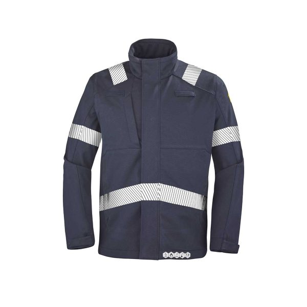 Softshell de travail CEPOVETT SAFETY Teide multirisques haute protection navy