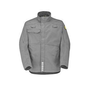 Blouson de travail CEPOVETT SAFETY Etna multirisques gris acier face
