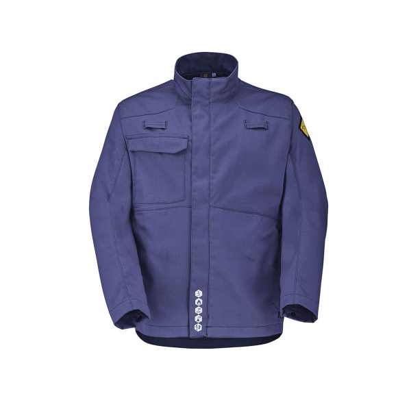 Blouson de travail CEPOVETT SAFETY Etna multirisques bleu marine face