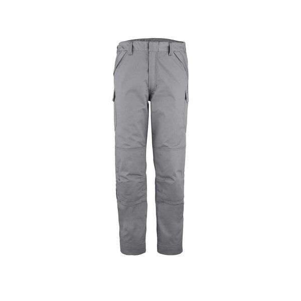 Pantalon de travail CEPOVETT SAFETY Amiata multirisques poches genoux gris acier