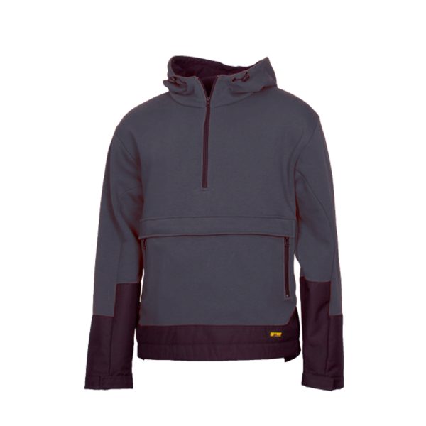 SWEAT-TBM-OXFORD-A-CAPUCHE-POCHE-VENTRALE-MULTIFONCTIONS-GRIS-ANTHRACITE