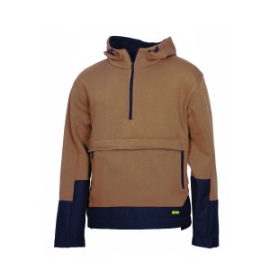 SWEAT-TBM-OXFORD-A-CAPUCHE-POCHE-VENTRALE-MULTIFONCTIONS-MARRON