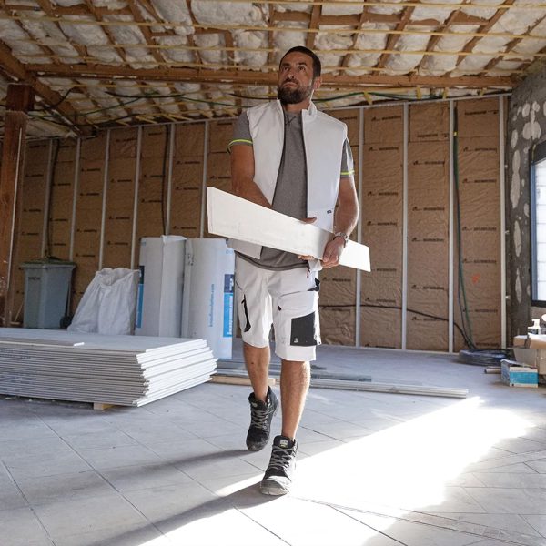 Bermuda-de-travail-LMA-PALEO-stretch-renforcé-multi-poches-BLANC-ouvrier-chantier Bermuda-de-travail-LMA-PALEO-stretch-renforcé-multi-poches-BLANC-ouvrier-chantier