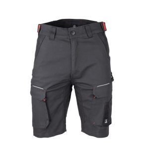 Bermuda-de-travail-LMA-PALEO-stretch-renforcé-multi-poches-GRIS-FONCE