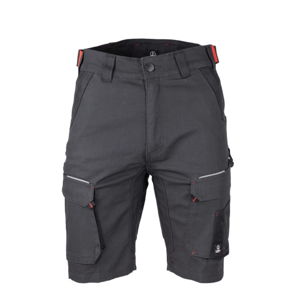 Bermuda-de-travail-LMA-PALEO-stretch-renforcé-multi-poches-GRIS-FONCE Bermuda-de-travail-LMA-PALEO-stretch-renforcé-multi-poches-GRIS-FONCE