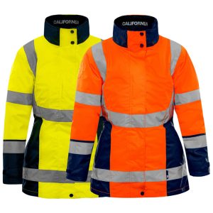 CALIFORNIA-Parka-femme-jaune-orange