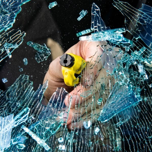 Outil-de-sécurité-voiture-Resqme-coupe-ceinture-et-brise-vitre-jaune-qui-brise-une-vitre