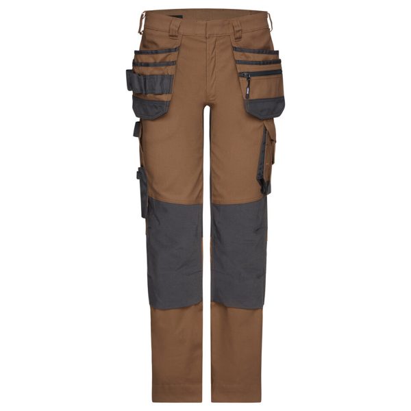 Pantalon-de-travail-DASSY-Flux-Next-stretch-poches-genoux-Cordura®-brun Pantalon-de-travail-DASSY-Flux-Next-stretch-poches-genoux-Cordura®-brun