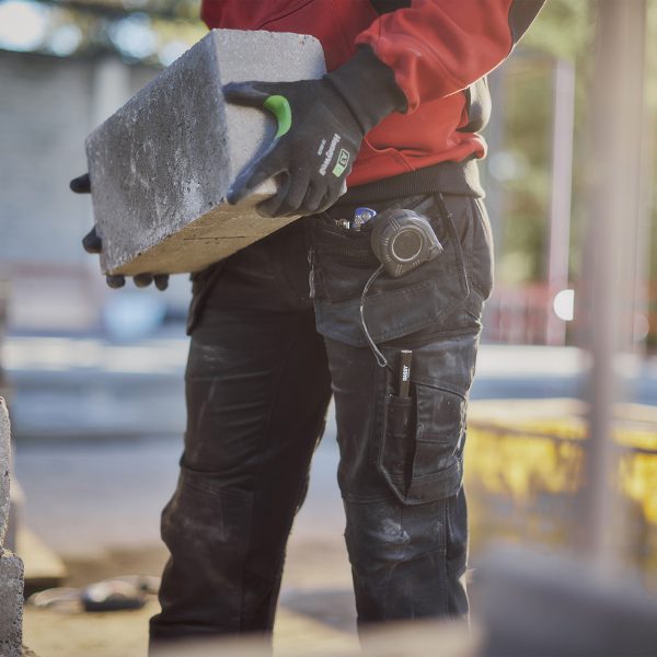 Pantalon-de-travail-DASSY-Flux-Next-stretch-poches-genoux-Cordura®-noir-zoom-chantier Pantalon-de-travail-DASSY-Flux-Next-stretch-poches-genoux-Cordura®-noir-zoom-chantier