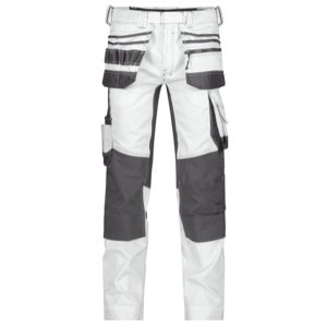Pantalon-de-travail-DASSY-Flux-Painters-stretch-poches-genoux-Cordura®-peintre-blanc