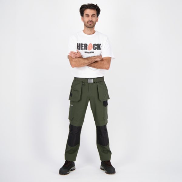 Pantalon-de-travail-Herock-SPERO-stretch-poches-genouillères-renforcées-kaki Pantalon-de-travail-Herock-SPERO-stretch-poches-genouillères-renforcées-kaki