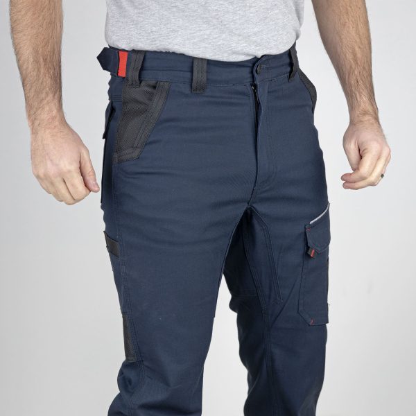 Pantalon de travail LMA Pulsar renforcé stretch multipoches Bleu-marine-1895-PULSAR-zoom-face