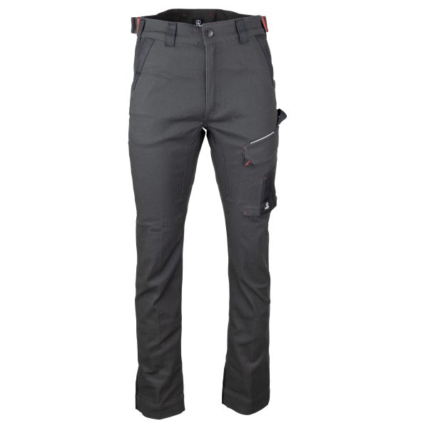 Pantalon de travail LMA Pulsar renforcé stretch multipoches Gris-1868-ASTRONAUTE