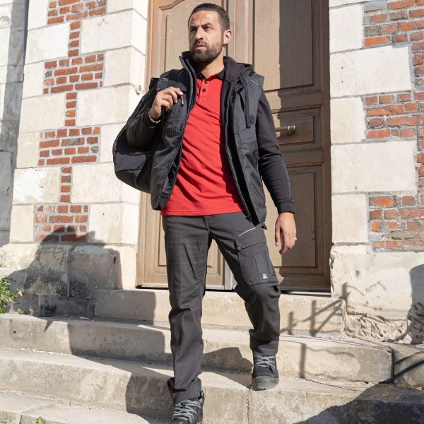 Pantalon de travail LMA Pulsar renforcé stretch multipoches Gris-1868-ASTRONAUTE-travail