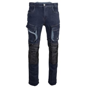 Pantalon de travail LMA SEATTLE denim stretch renforcé poches genouillères