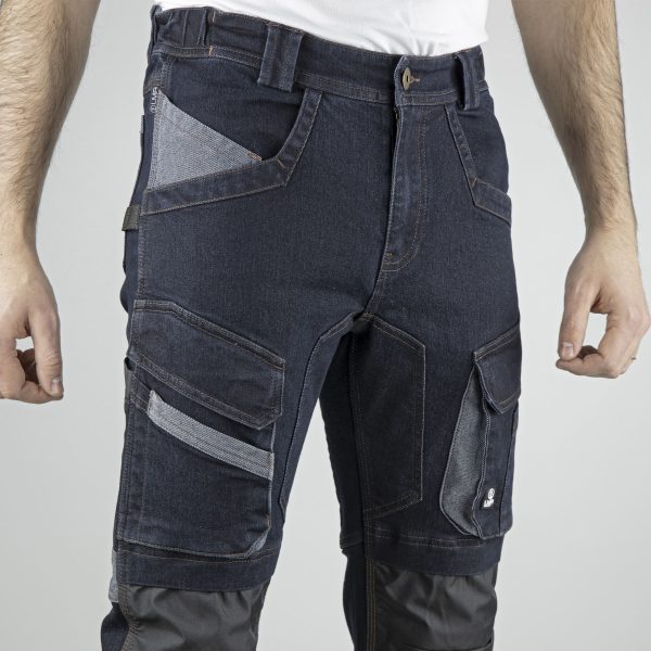 Pantalon-de-travail-LMA-SEATTLE-denim-stretch-renforcé-poches-genouillères-zoom-face Pantalon-de-travail-LMA-SEATTLE-denim-stretch-renforcé-poches-genouillères-zoom-face